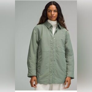Lululemon, Lightweight Insulated Shirt Jacket, Size XS,🆕 Colour Grey Eucalyptus